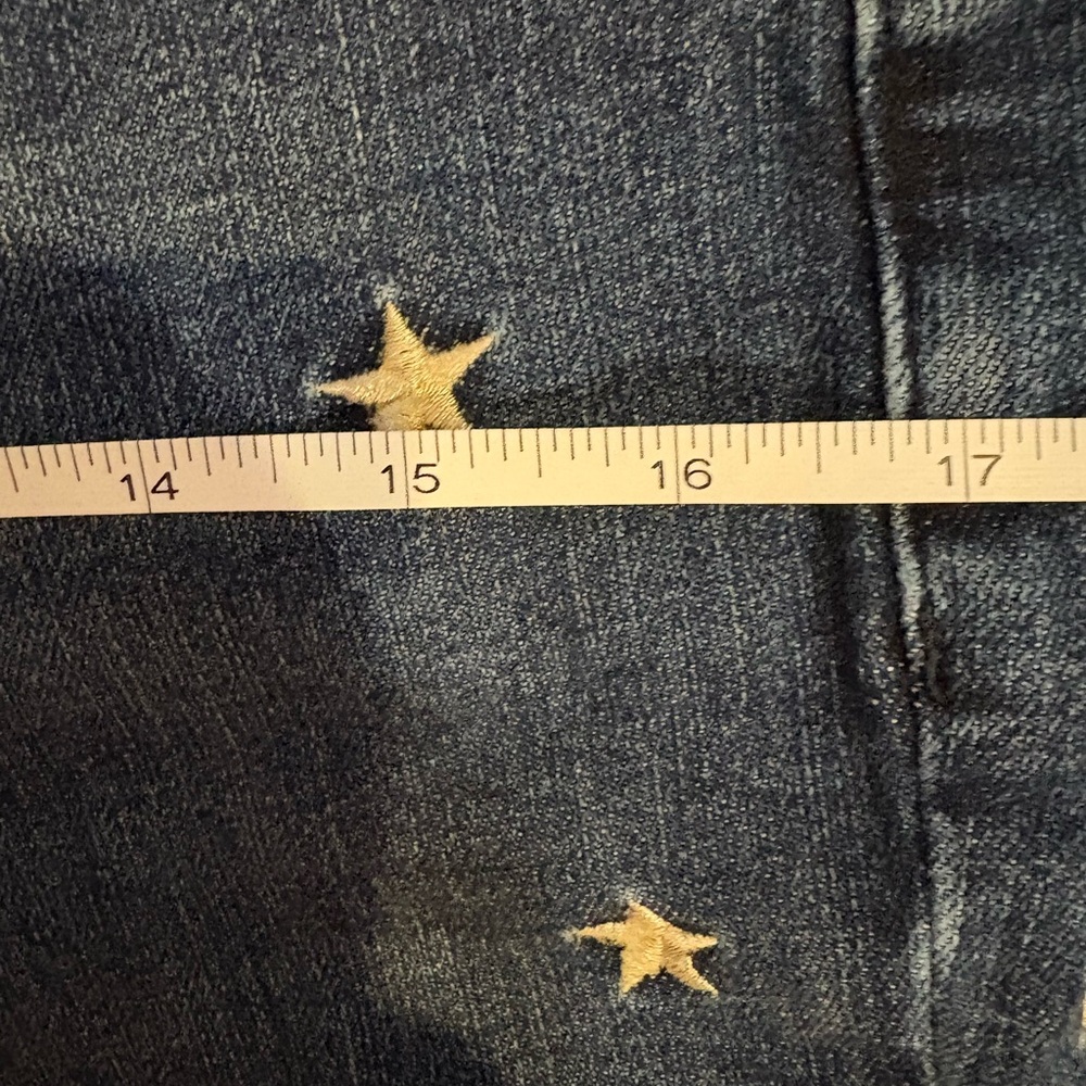 Judy Blue Skinny Blue Jeans with Star Pattern - Picture 9 of 11